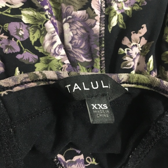 Talula Aritzia Floral Bustier Tank Top Size XXS Women's Fashion Flowers Print - Picture 5 of 5